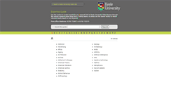 Desktop Screenshot of expertise.keele.ac.uk