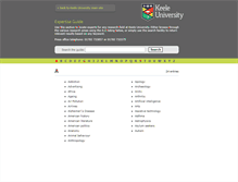 Tablet Screenshot of expertise.keele.ac.uk